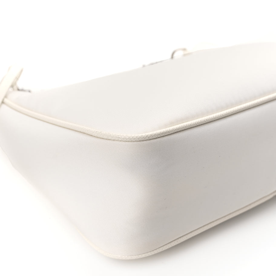 Prada Nylon Re-Edition 2005 Shoulder Bag White Image 6