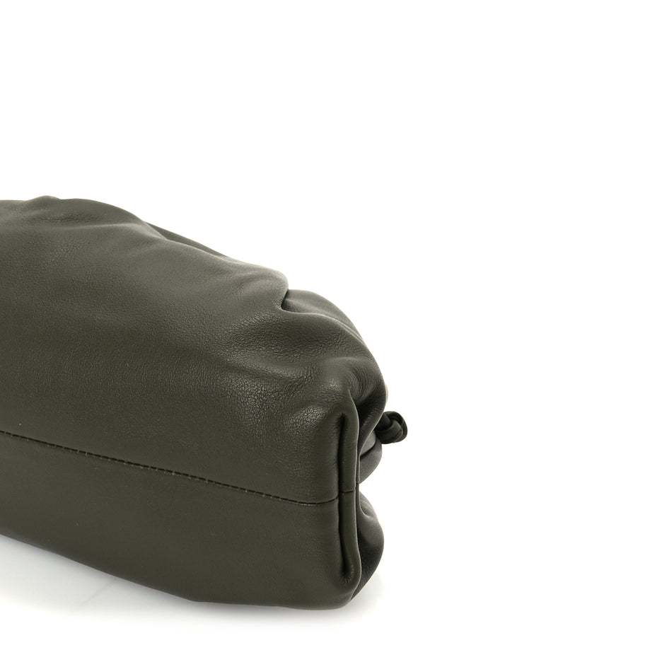 Bottega Veneta Butter Calfskin The Mini Pouch Kaki Fondente Image 8
