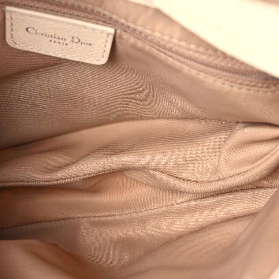 Christian Dior Monogram Vintage Flowers Saddle Bag  Beige Image 4