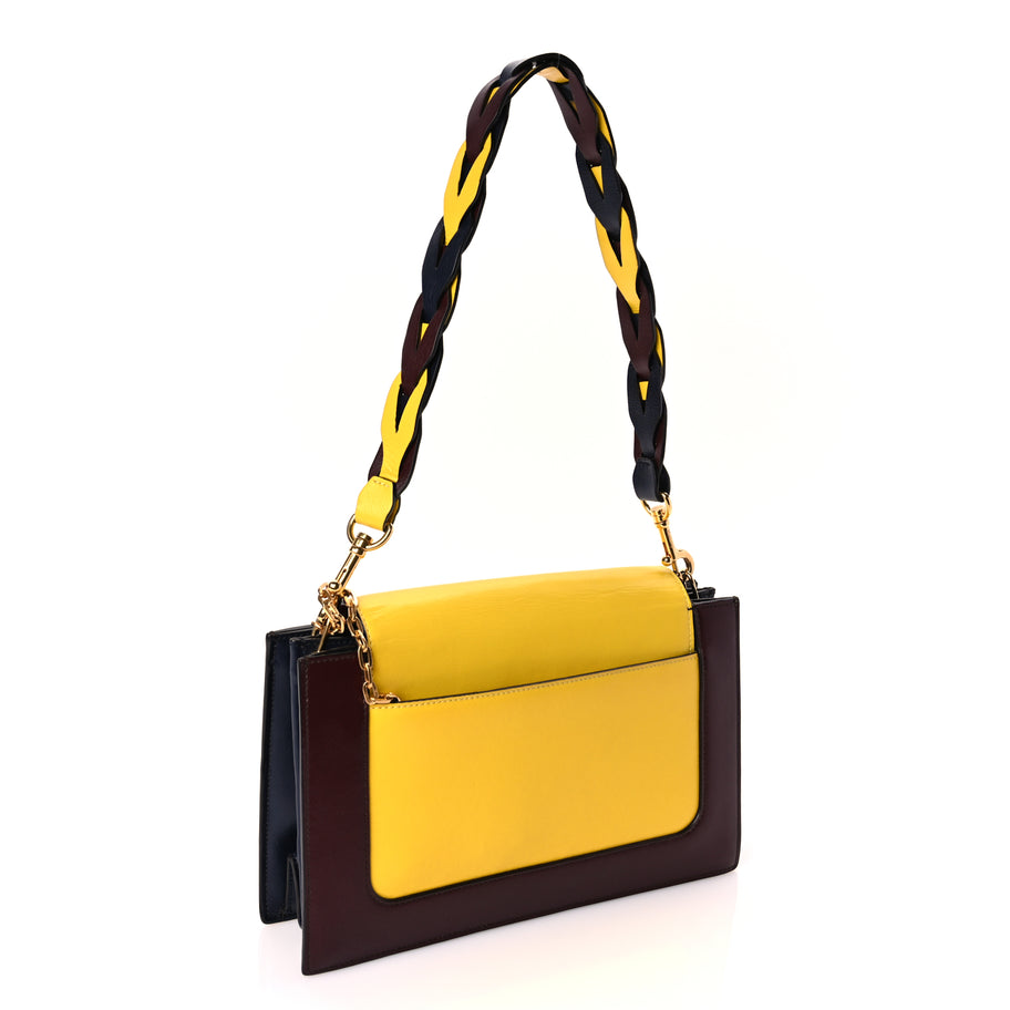 Mulberry Smooth Calfskin Pembroke Shoulder Bag Burgundy Lemon Midnight Image 2