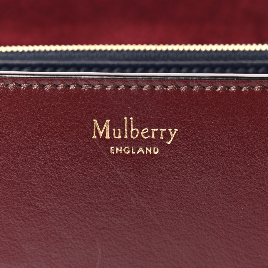 Mulberry Smooth Calfskin Pembroke Shoulder Bag Burgundy Lemon Midnight Image 5