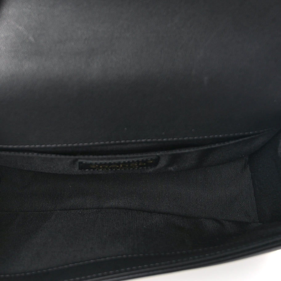 Chanel Calfskin Quilted Medium Boy Flap Black Image 4