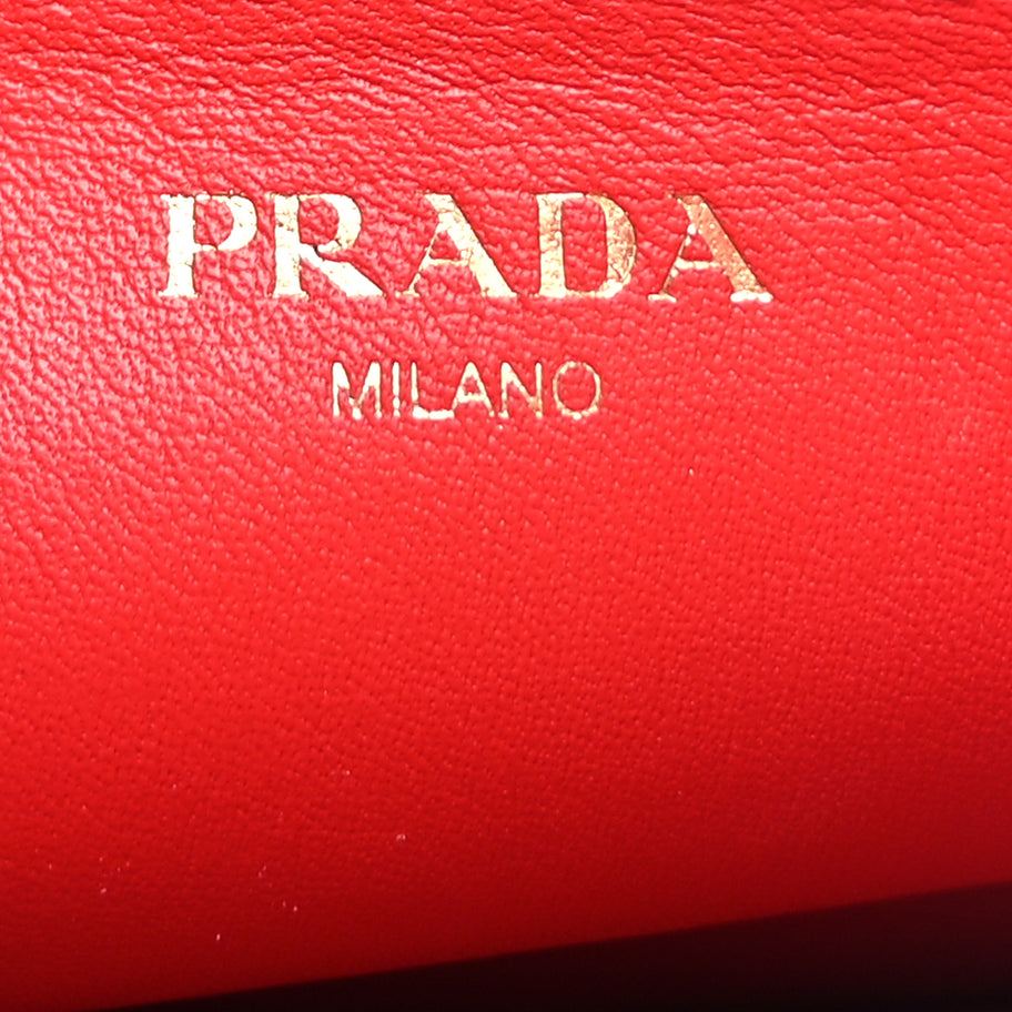 Prada Vitello Move Triangle Logo Mini Crossbody Bag  Lacca Image 5