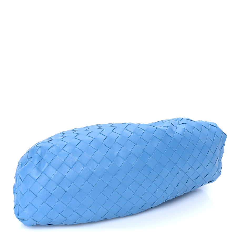 Bottega Veneta Nappa Maxi Intrecciato The Pouch Oversized Clutch  Swimming Pool Image 5