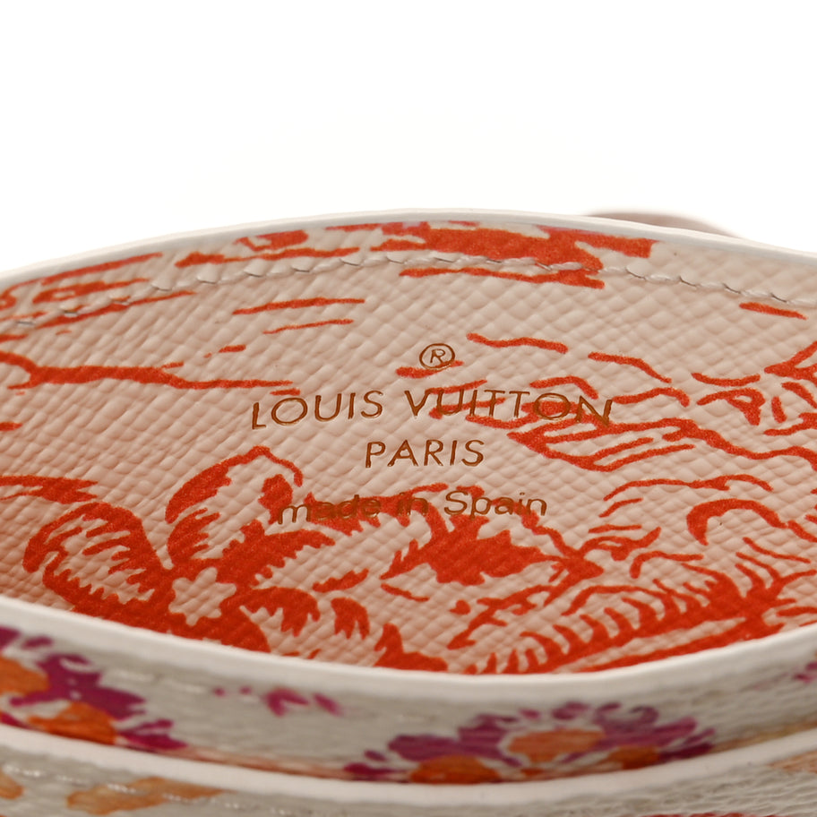 Louis Vuitton Monogram Tiles By The Pool Card Holder Coral Coral Image 6