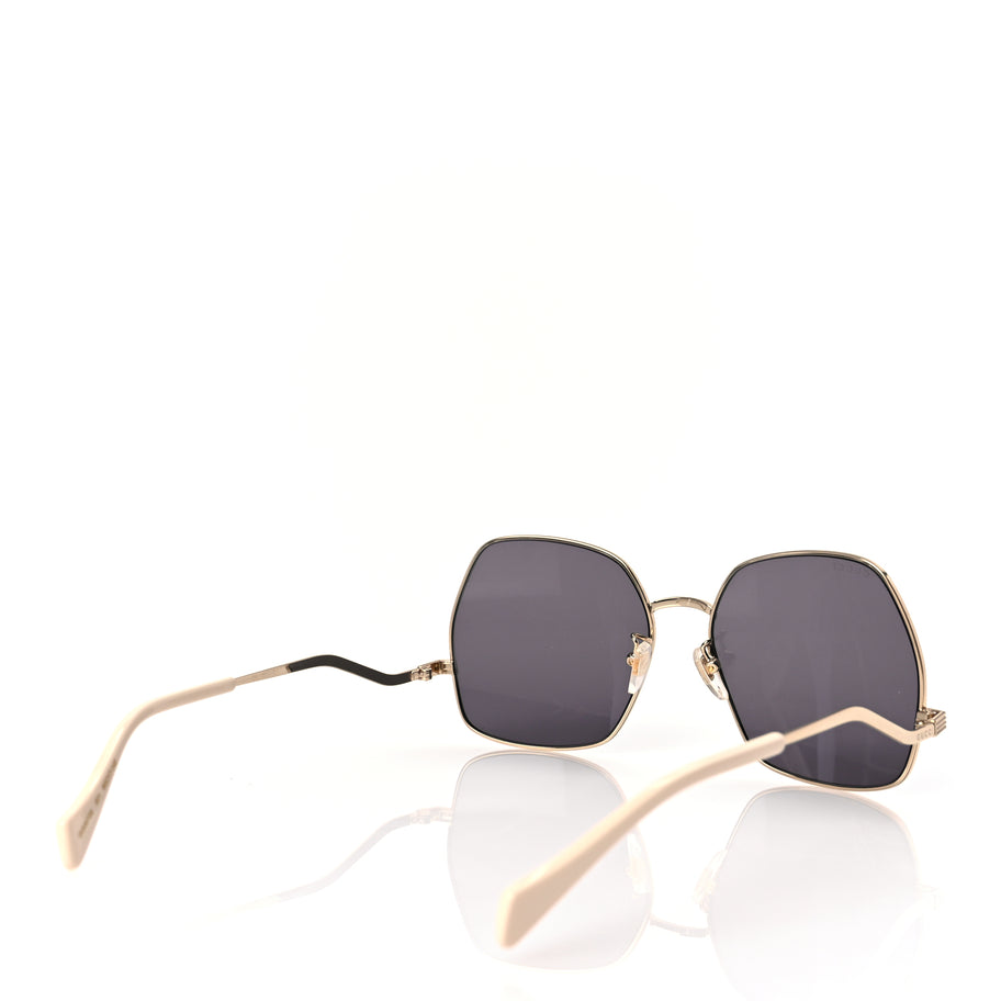 Gucci Metal Frame Sunglasses GG0972S Gold Image 4
