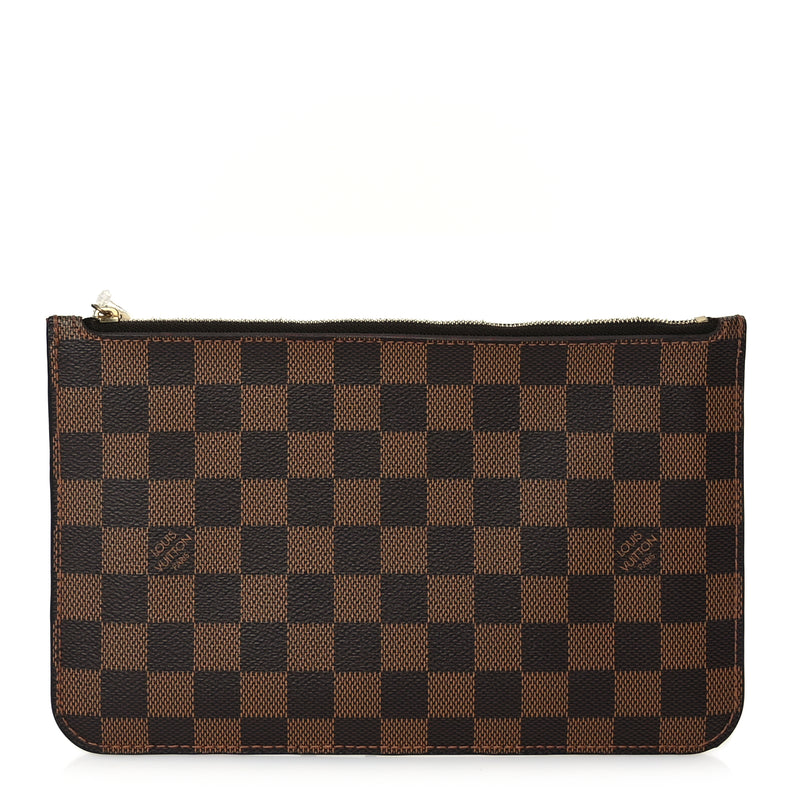  Louis Vuitton Damier Ebene Neverfull MM GM Pochette