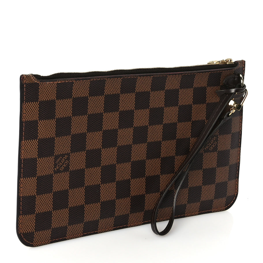 Louis Vuitton Damier Ebene Neverfull MM GM Pochette Image 3