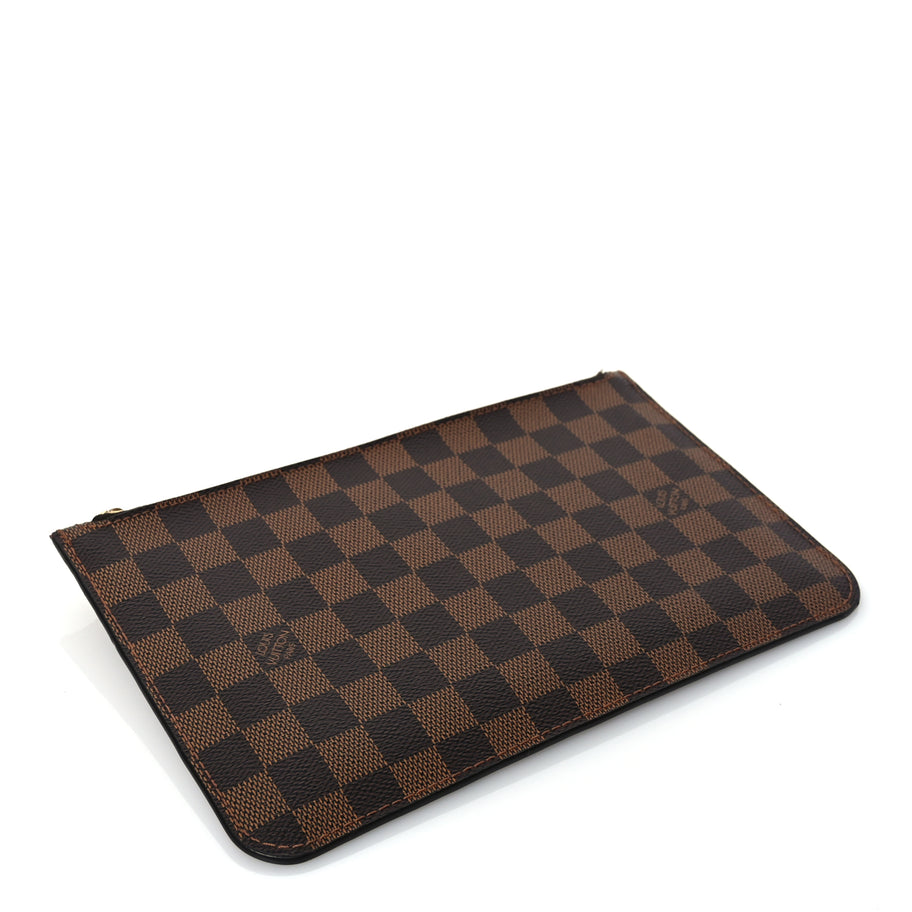 Louis Vuitton Damier Ebene Neverfull MM GM Pochette Image 4