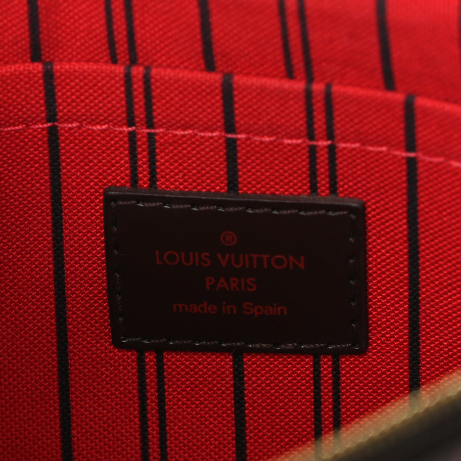 Louis Vuitton Damier Ebene Neverfull MM GM Pochette Image 6