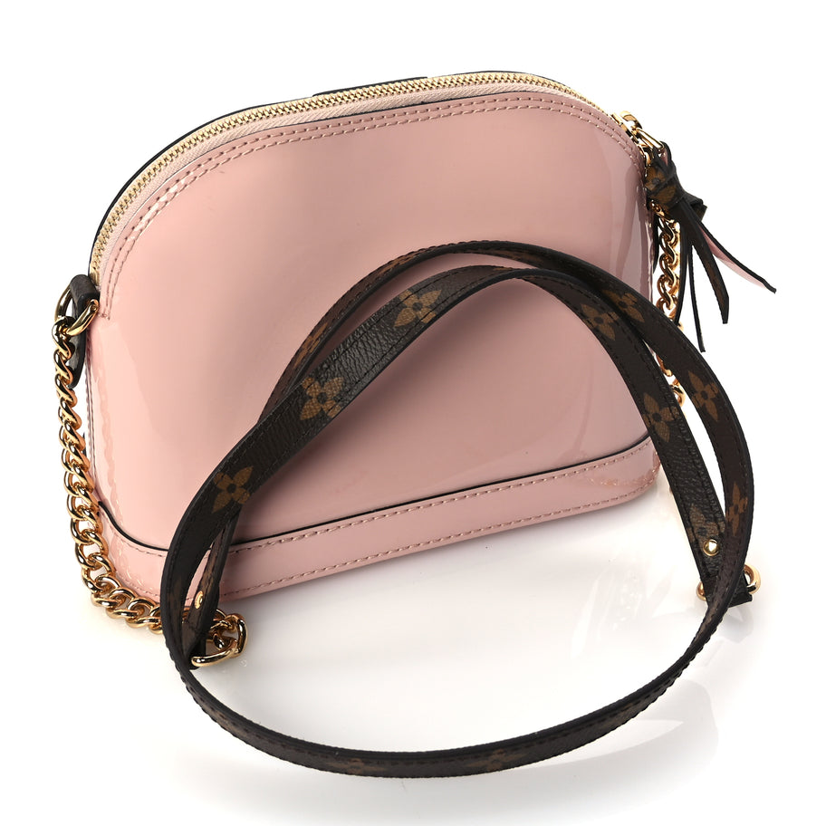 Louis Vuitton Vernis Monogram Alma Mini  Rose Ballerine Image 2