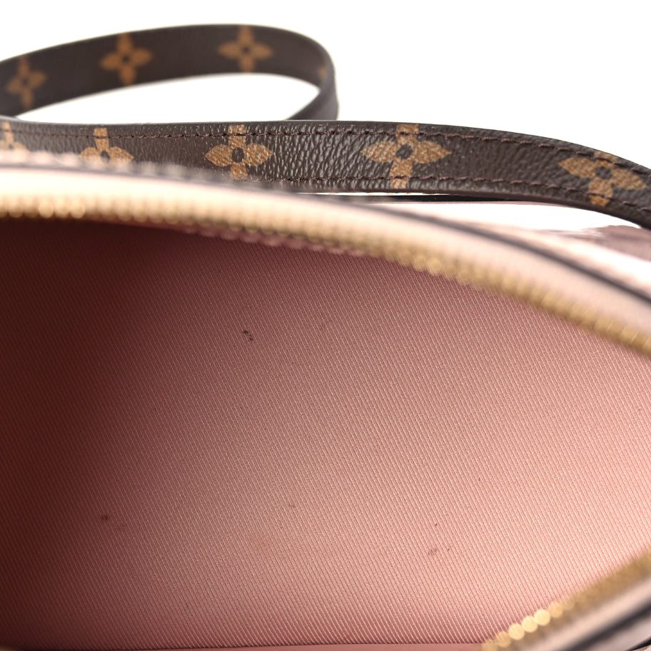 Louis Vuitton Vernis Monogram Alma Mini  Rose Ballerine Image 4