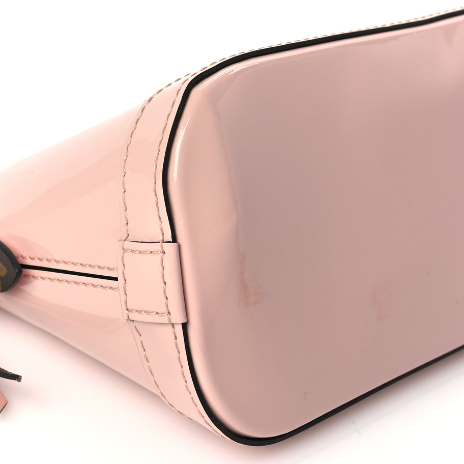 Louis Vuitton Vernis Monogram Alma Mini  Rose Ballerine Image 7