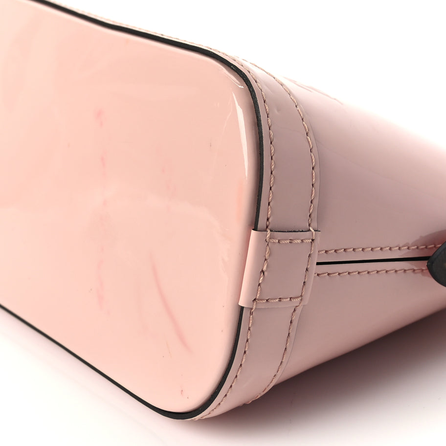 Louis Vuitton Vernis Monogram Alma Mini  Rose Ballerine Image 8
