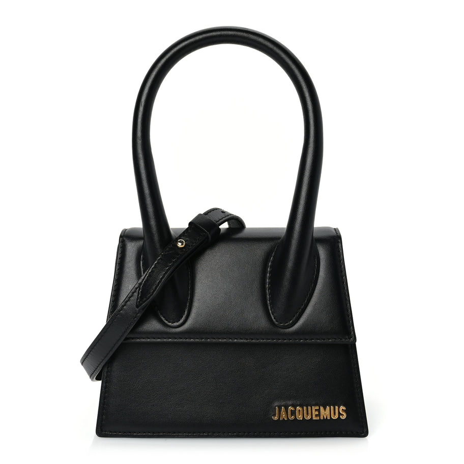 Jacquemus Smooth Calfskin Le Chiquito Moyen Black Image 1