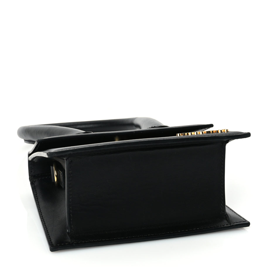 Jacquemus Smooth Calfskin Le Chiquito Moyen Black Image 3