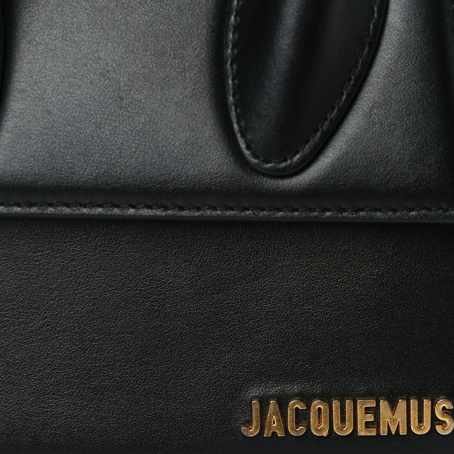 Jacquemus Smooth Calfskin Le Chiquito Moyen Black Image 6