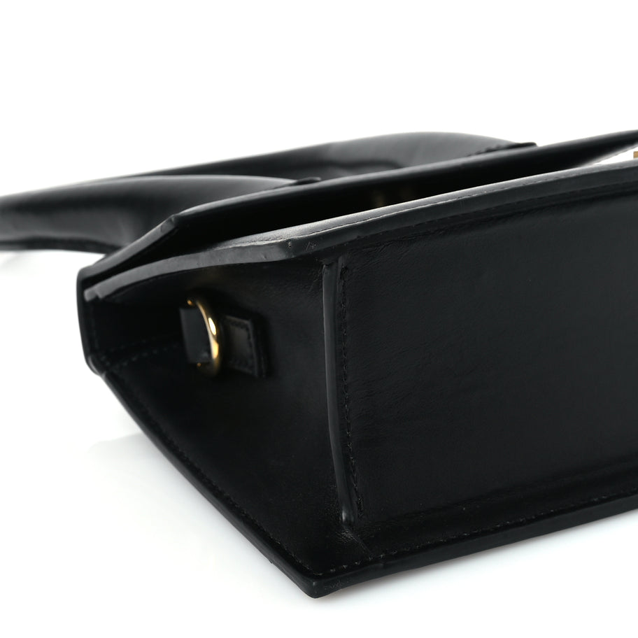 Jacquemus Smooth Calfskin Le Chiquito Moyen Black Image 7