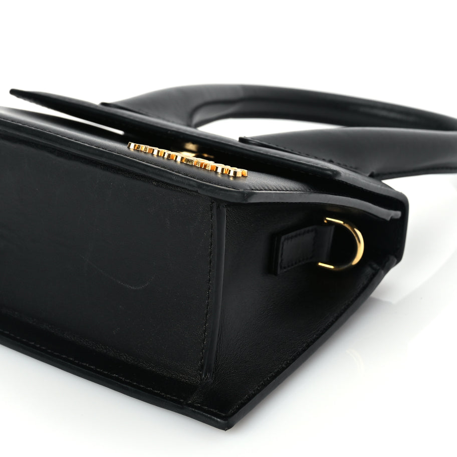 Jacquemus Smooth Calfskin Le Chiquito Moyen Black Image 8