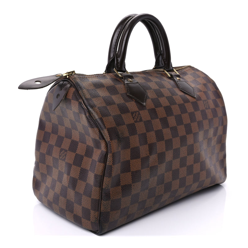  Louis Vuitton Damier Ebene Speedy 30