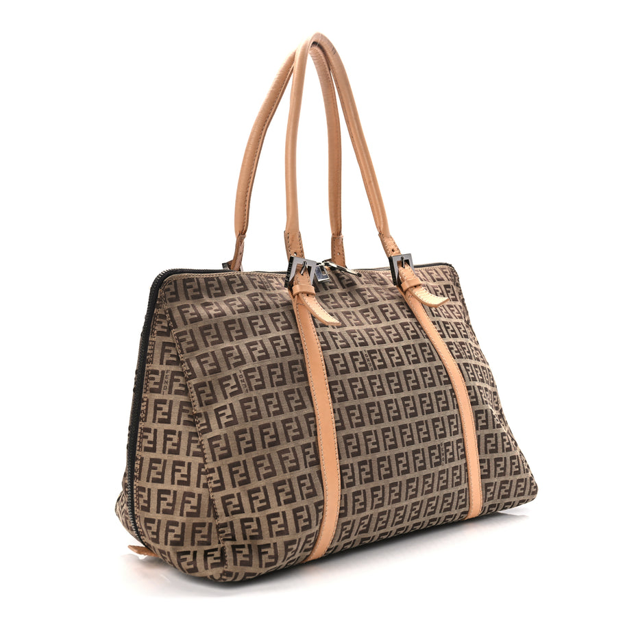 Fendi Zucchino Tote Beige Image 2