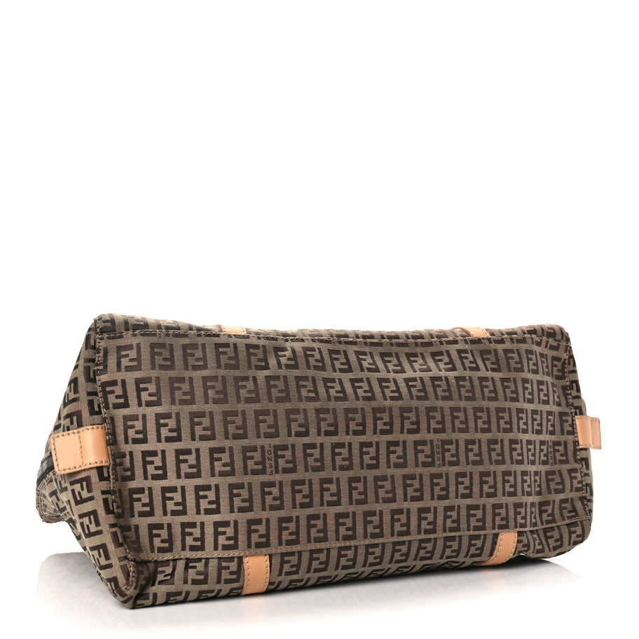Fendi Zucchino Tote Beige Image 3