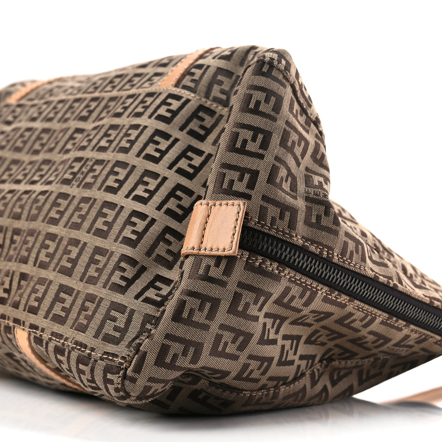 Fendi Zucchino Tote Beige Image 8