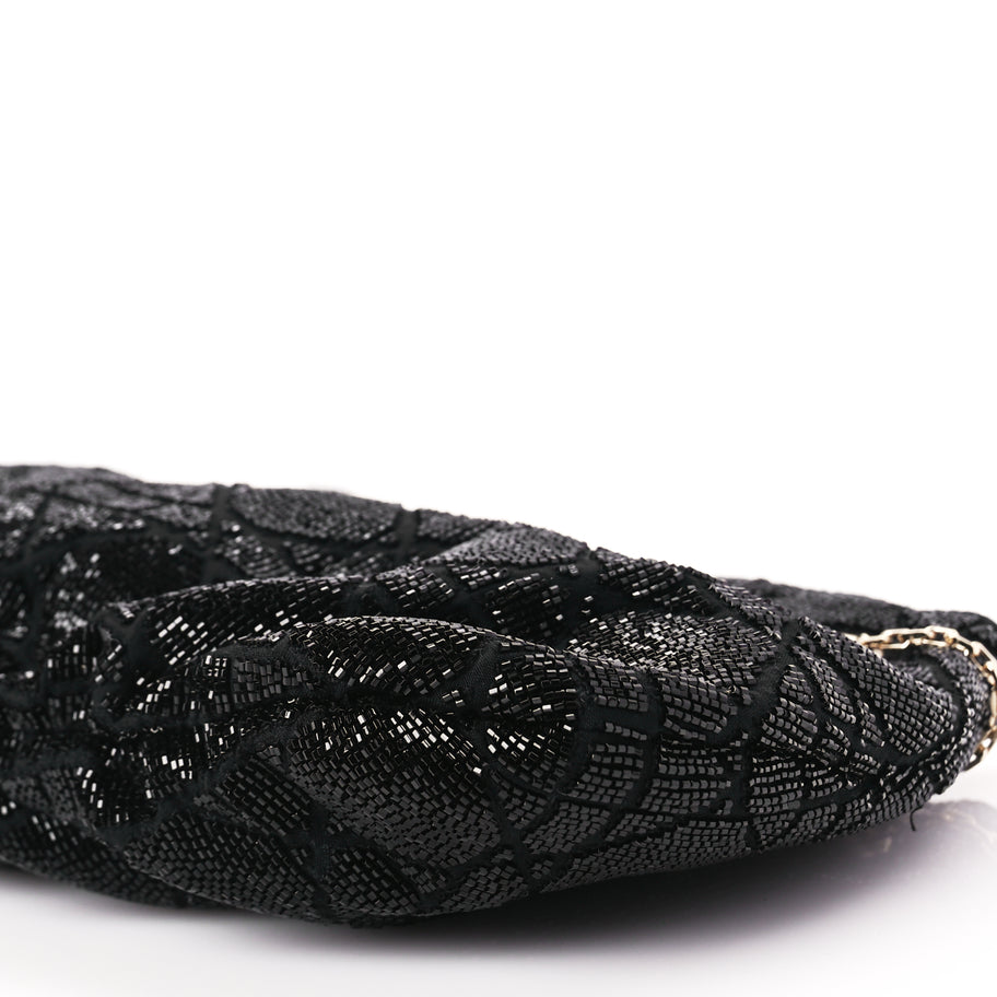 Christian Dior Embroidered Beaded Dream Bucket Bag  Black Image 9