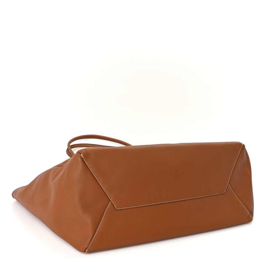 Miu Miu Nappa Large Ivy Tote Bag Cognac Image 3