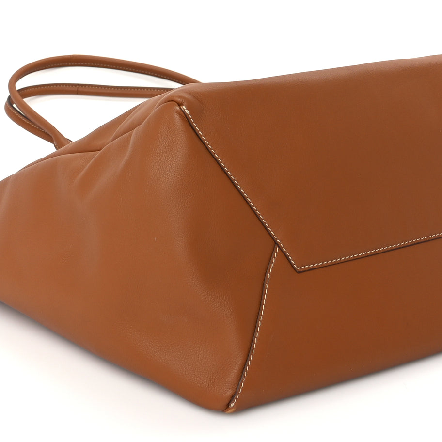 Miu Miu Nappa Large Ivy Tote Bag Cognac Image 7