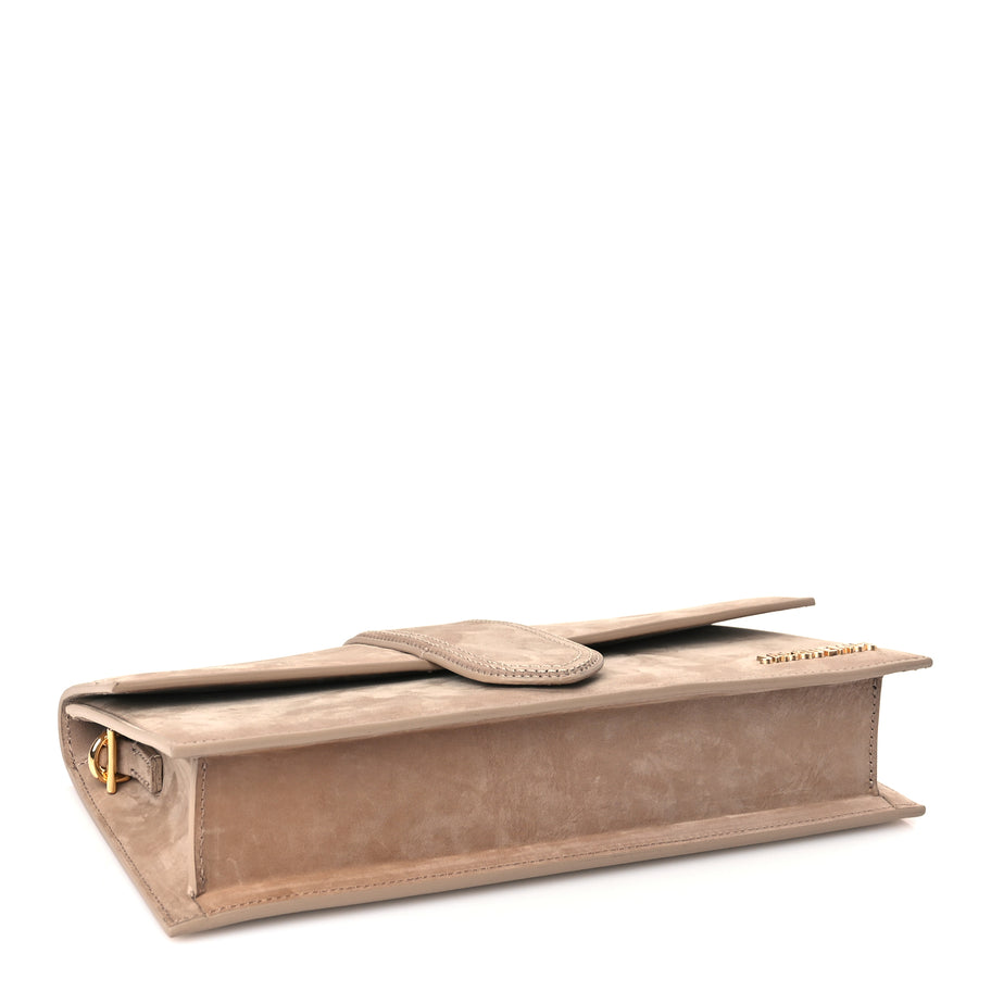 Jacquemus Suede Le Bambino Long Dark Beige Image 3