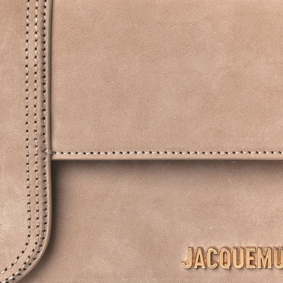 Jacquemus Suede Le Bambino Long Dark Beige Image 6