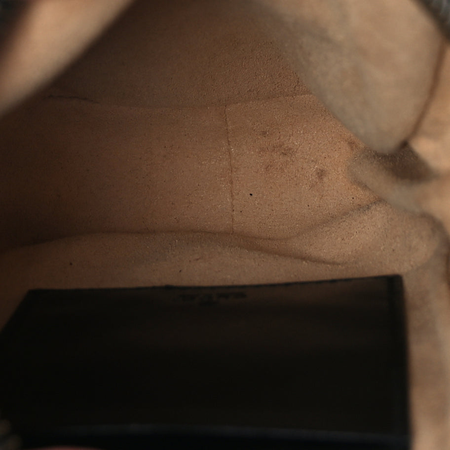 Gucci Calfskin Matelasse Mini GG Marmont Crossbody Bag Black Image 4