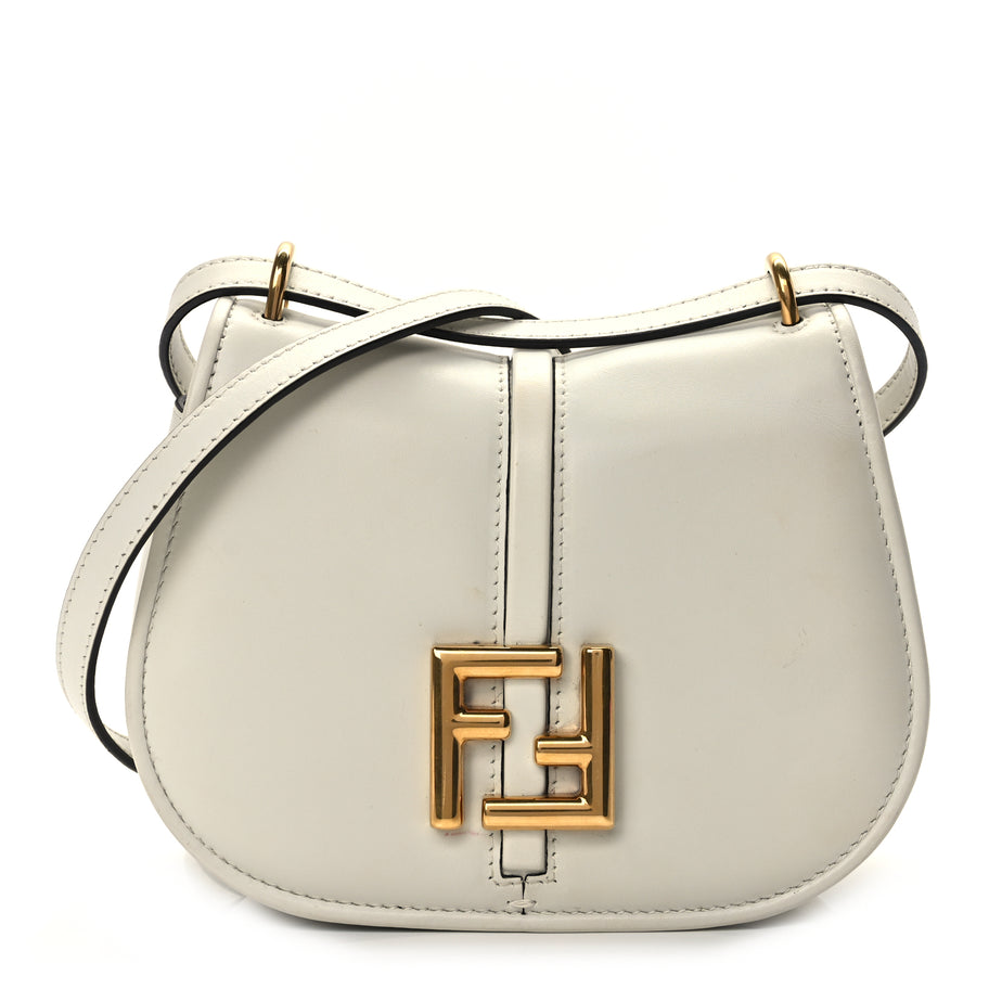 Fendi Vitello Brenta Cher Small Fendi C'mon White Image 1