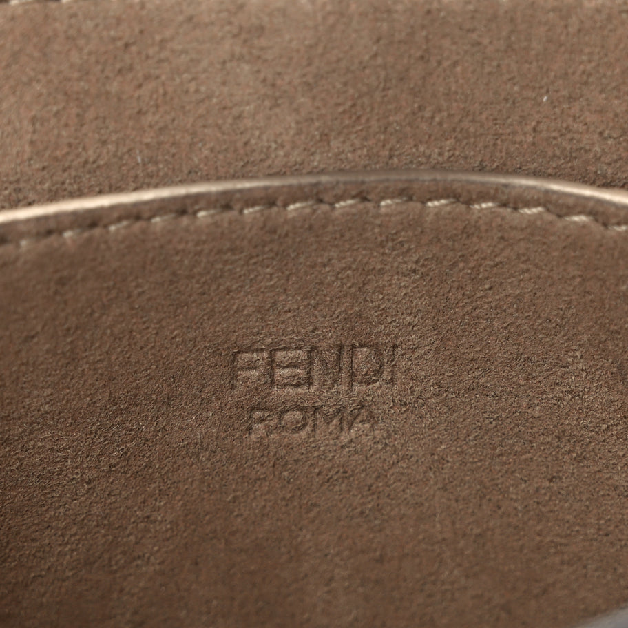 Fendi Vitello Brenta Cher Small Fendi C'mon White Image 5