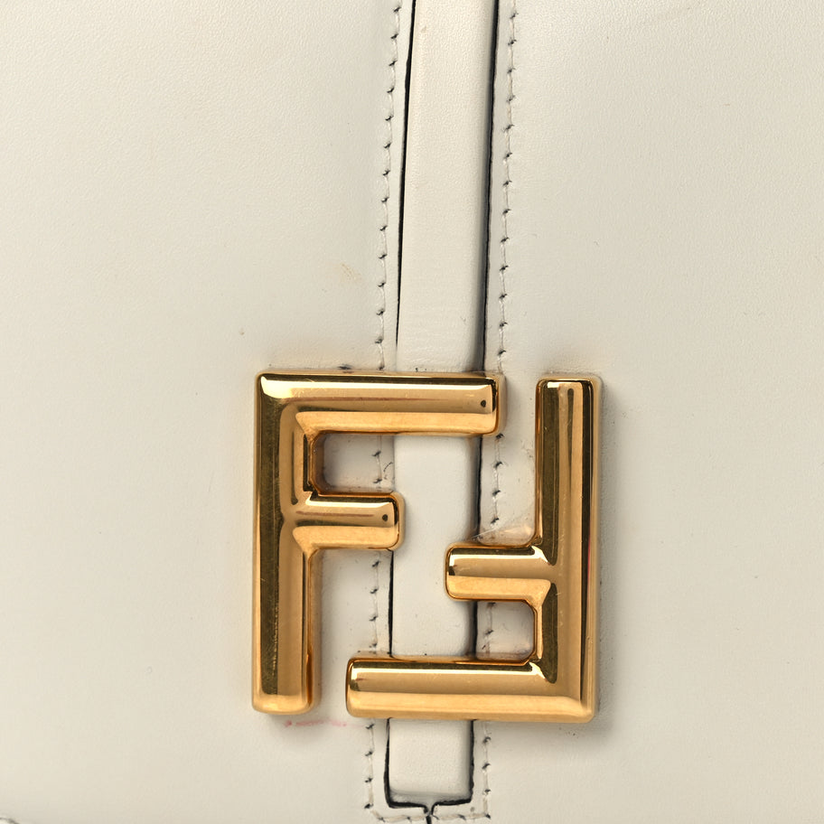 Fendi Vitello Brenta Cher Small Fendi C'mon White Image 7