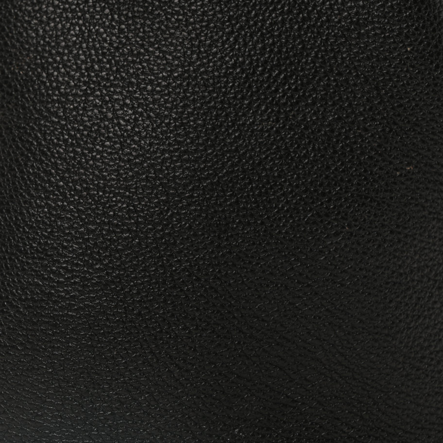 Mulberry Small Classic Grain Calfskin Small Abbey Bucket Bag Black Image 6