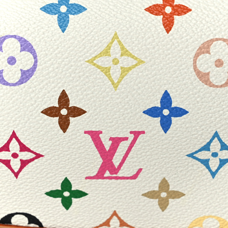 Louis Vuitton Monogram Multicolor Sologne White Image 11