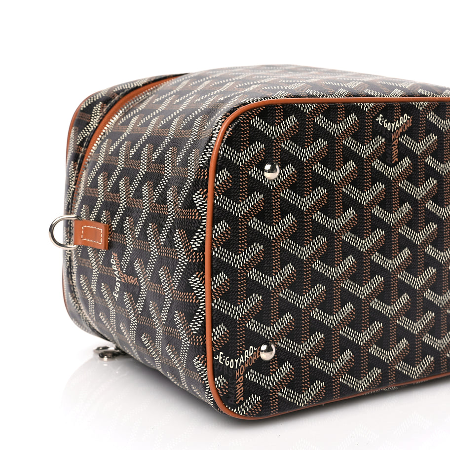 Goyard Goyardine Muse Vanity Case Black Gold Image 7