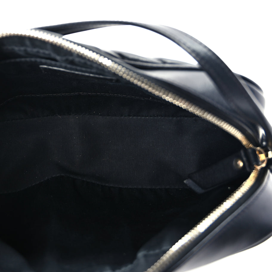 Saint Laurent Calfskin Matelasse Monogram Lou Camera Bag  Black Image 4