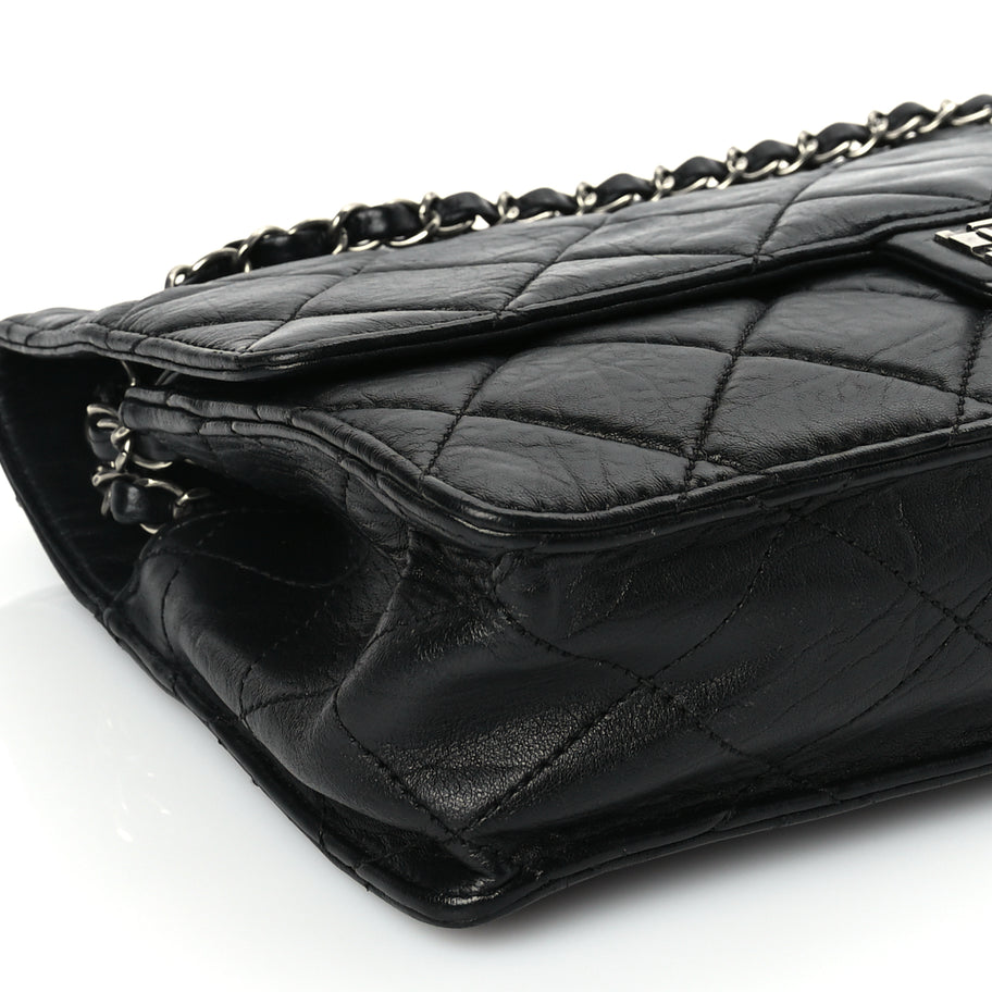 Chanel Washed Lambskin Jumbo Take Away Flap Black Image 8