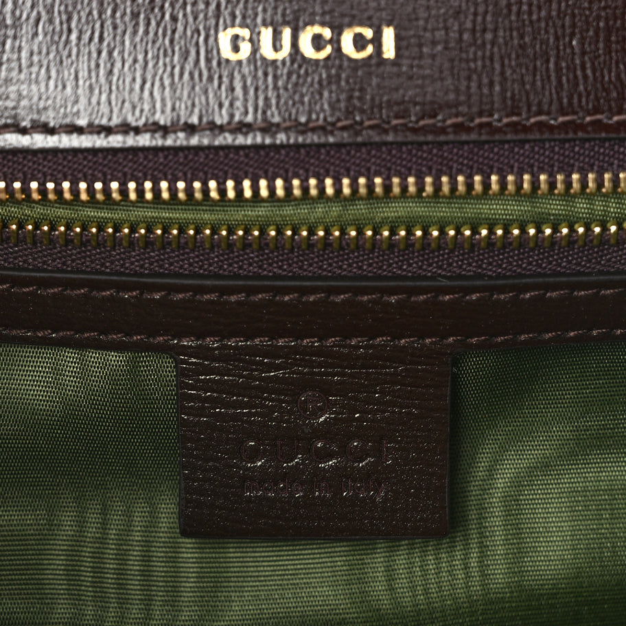 Gucci Suede Medium Torchon GG Ring Shoulder Bag  Reflex Brown Image 5