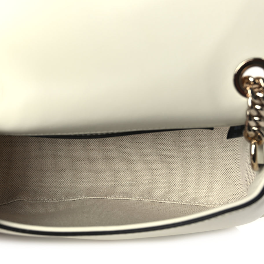 Gucci Calfskin Blondie Small Shoulder Bag Mystic White Image 4