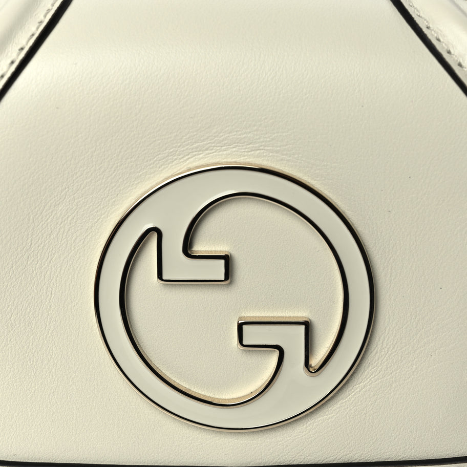 Gucci Calfskin Blondie Small Shoulder Bag Mystic White Image 6