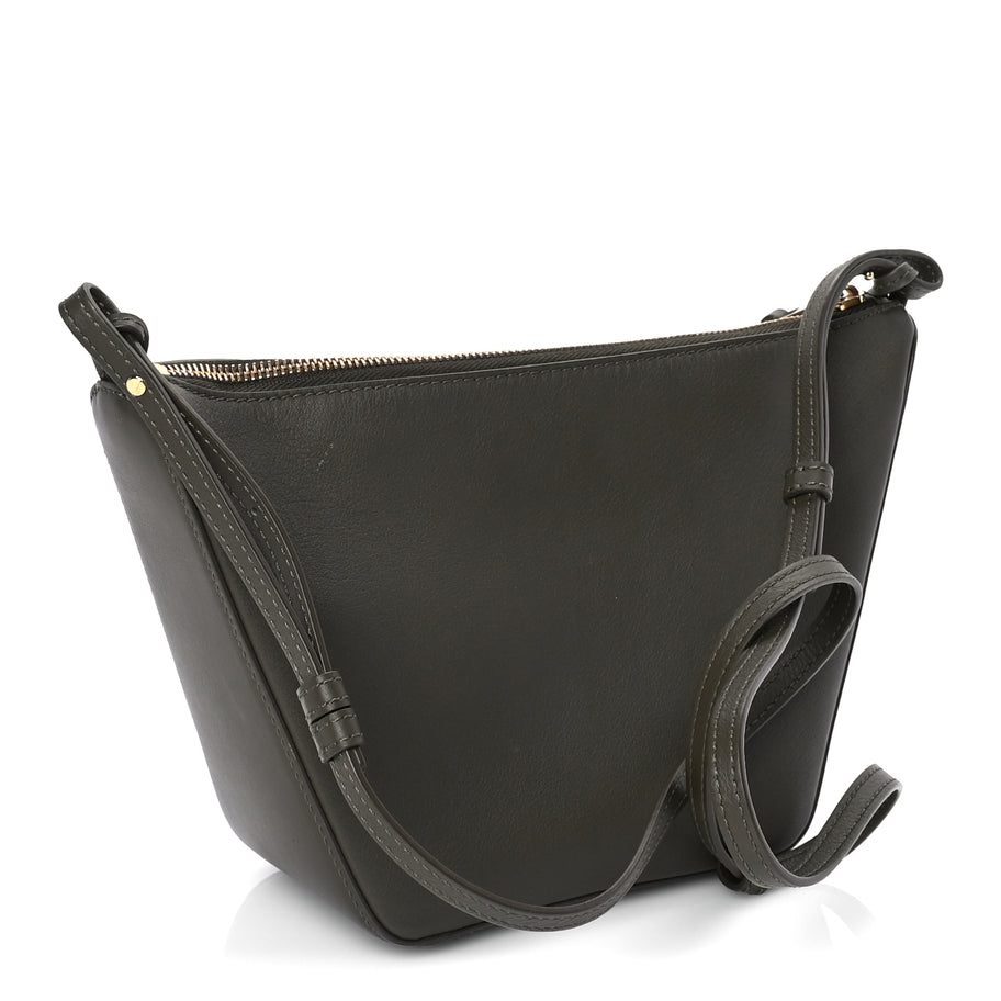 Loewe Calfskin Mini Hammock Hobo Dark Khaki Green Image 2