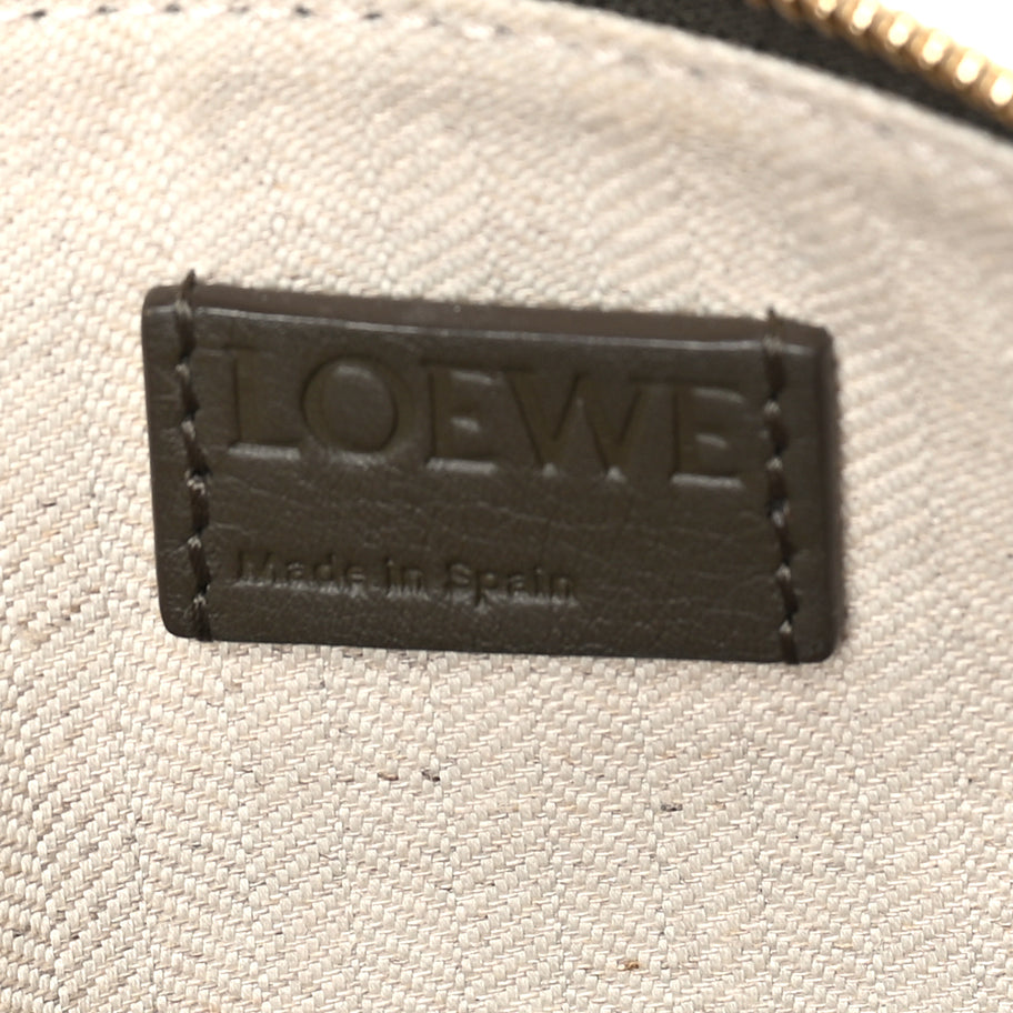 Loewe Calfskin Mini Hammock Hobo Dark Khaki Green Image 5