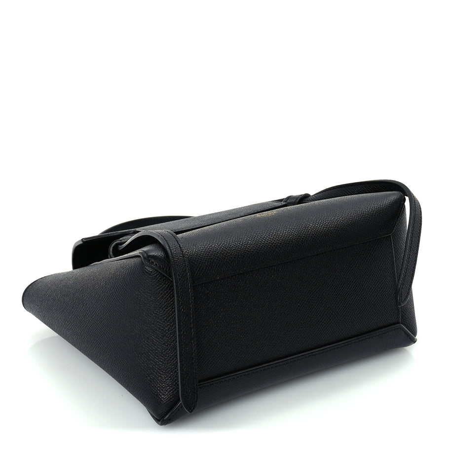 Celine Grained Calfskin Nano Belt Bag Black Image 3