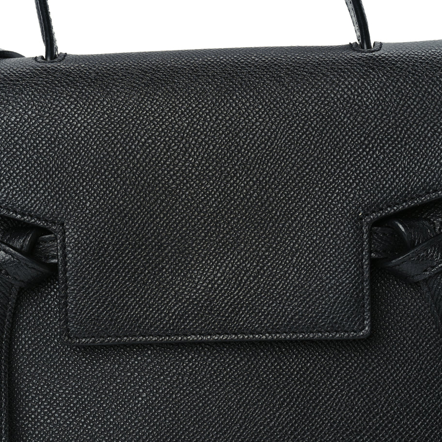 Celine Grained Calfskin Nano Belt Bag Black Image 6