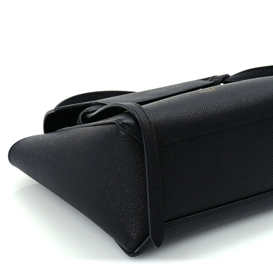 Celine Grained Calfskin Nano Belt Bag Black Image 7