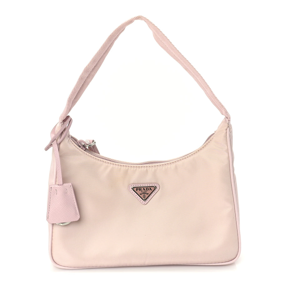 Prada Tessuto Nylon Saffiano Re-Edition 2000 Bag  Alabastro Image 1